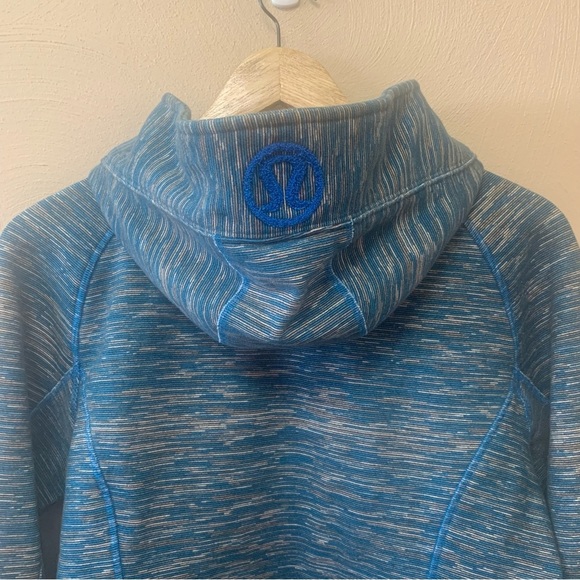 Lululemon Scuba Hoodie Stretch Wee Are From Space Blue Size 10 W4A62S - Picture 11 of 16